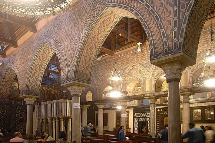 View-to-the-south-Hanging-Church-Old-Cairo-Egypt