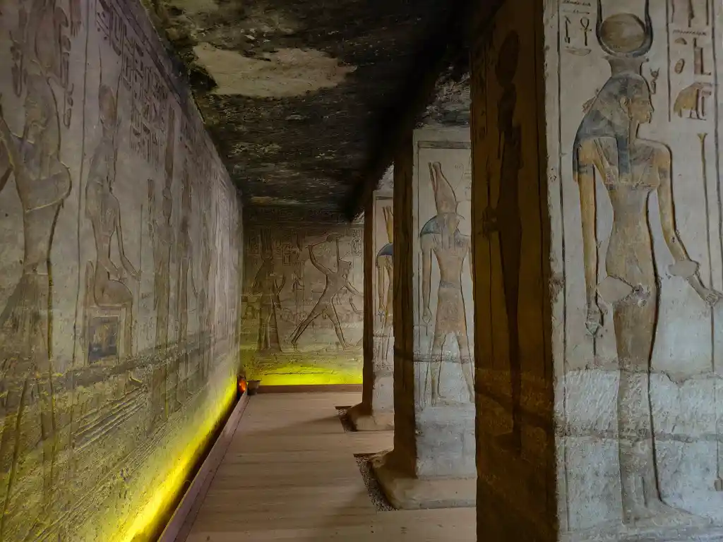 Mural-reliefs-hall-Small-Temple-Aswan-Egypt Abu Simbel Temples – 1 Day Tour from Aswan