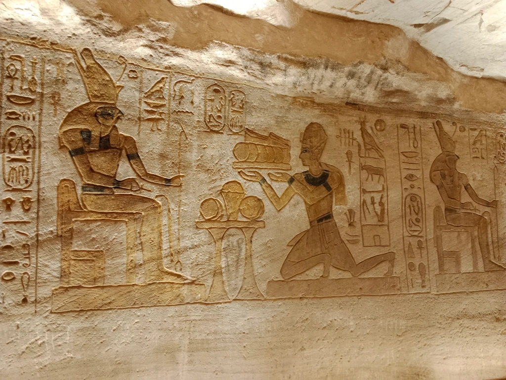 ramses-offers-to-horus Abu Simbel Temples – 1 Day Tour from Aswan